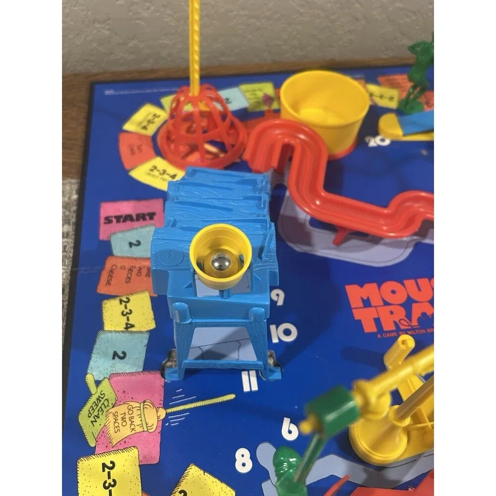 Vintage Mouse Trap Board Game 1986 Milton Bradley Classic Board Game